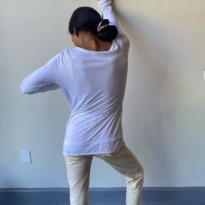 Alexander Wang White Long Sleeve